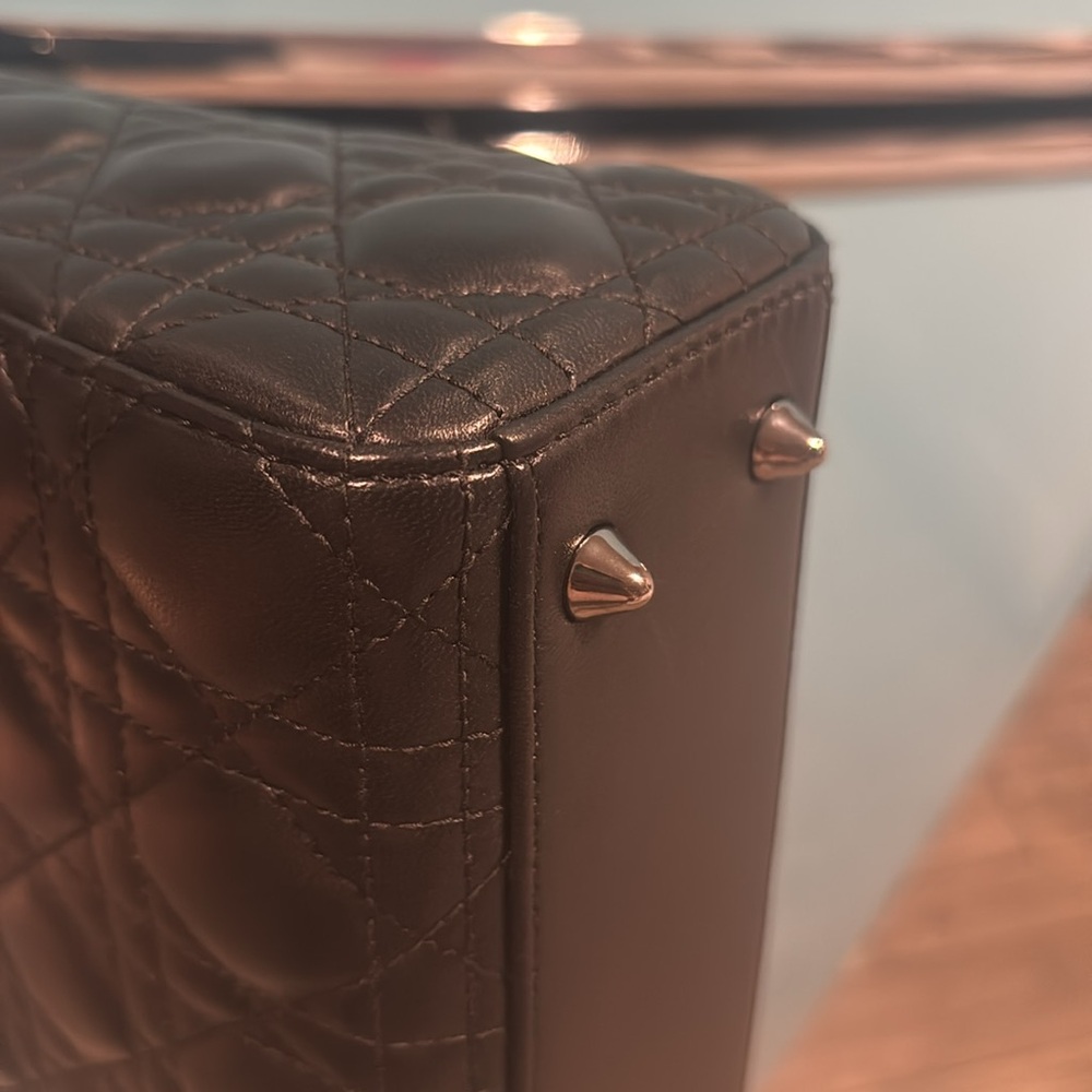 Christian Dior Lady Dior ABC black gunmetal hardware - Picture 12 of 15